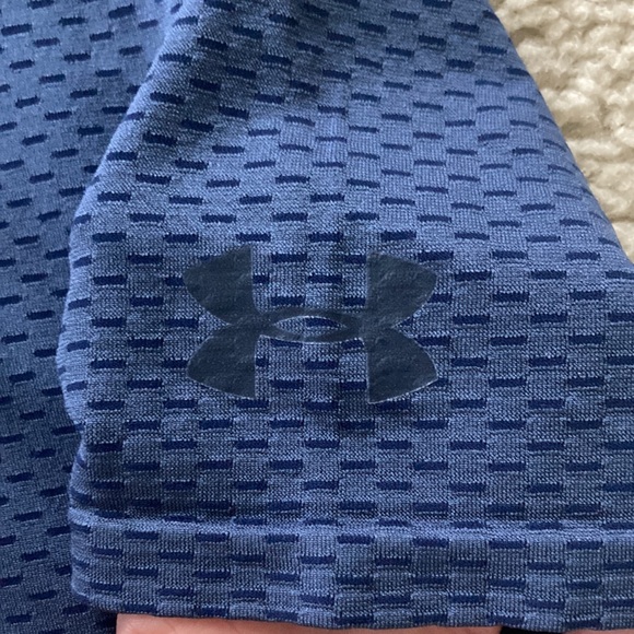 Boys Under Armour Short Sleeve Tee in Blue - Picture 5 of 6